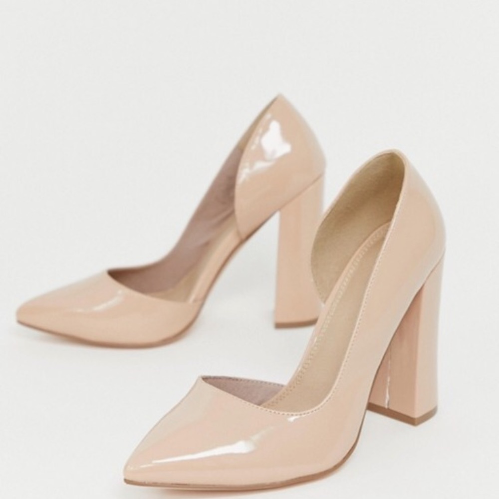 ASOS DESIGN Wide Fit Walter d'orsay high heels